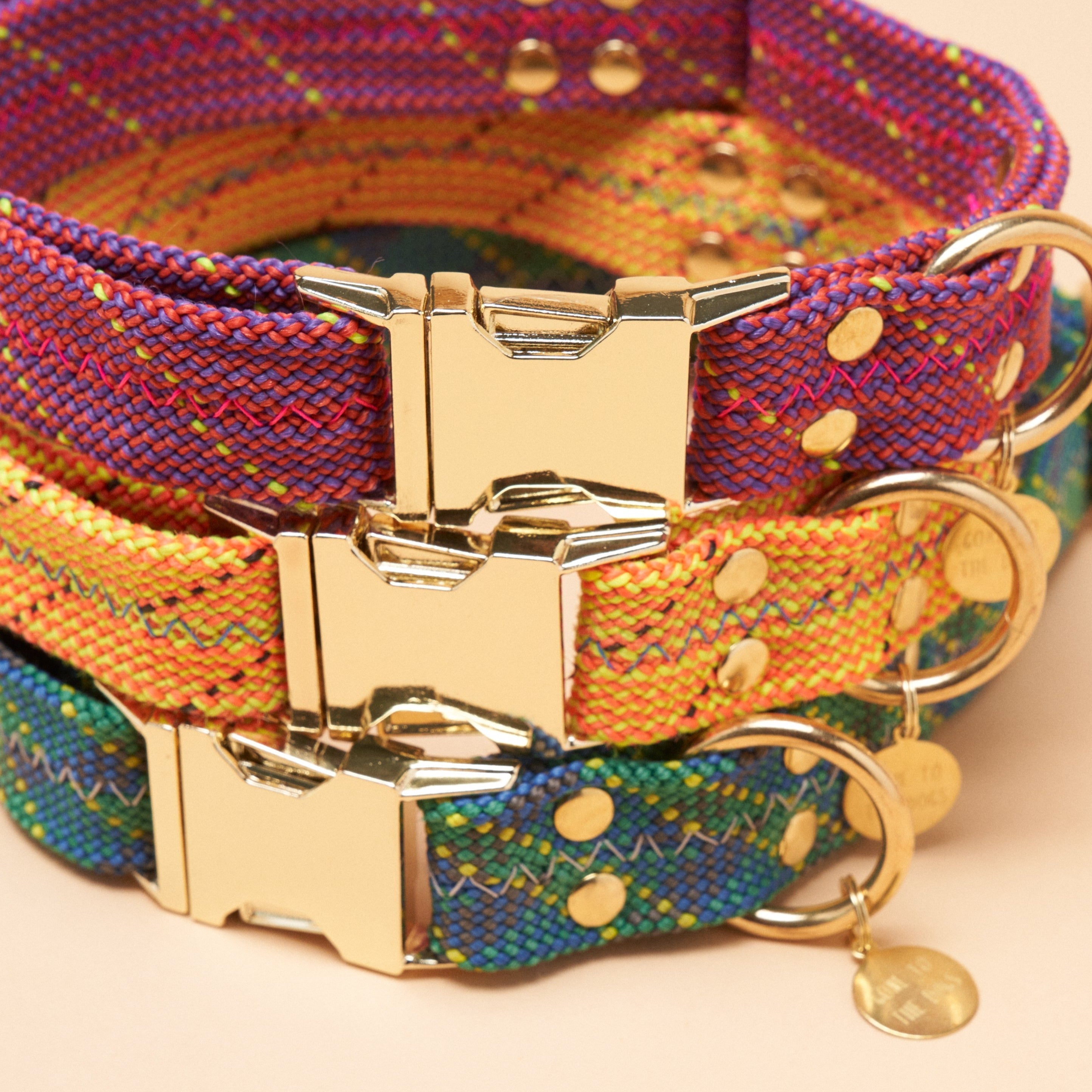 Dexter Large Dog Collar - Pink