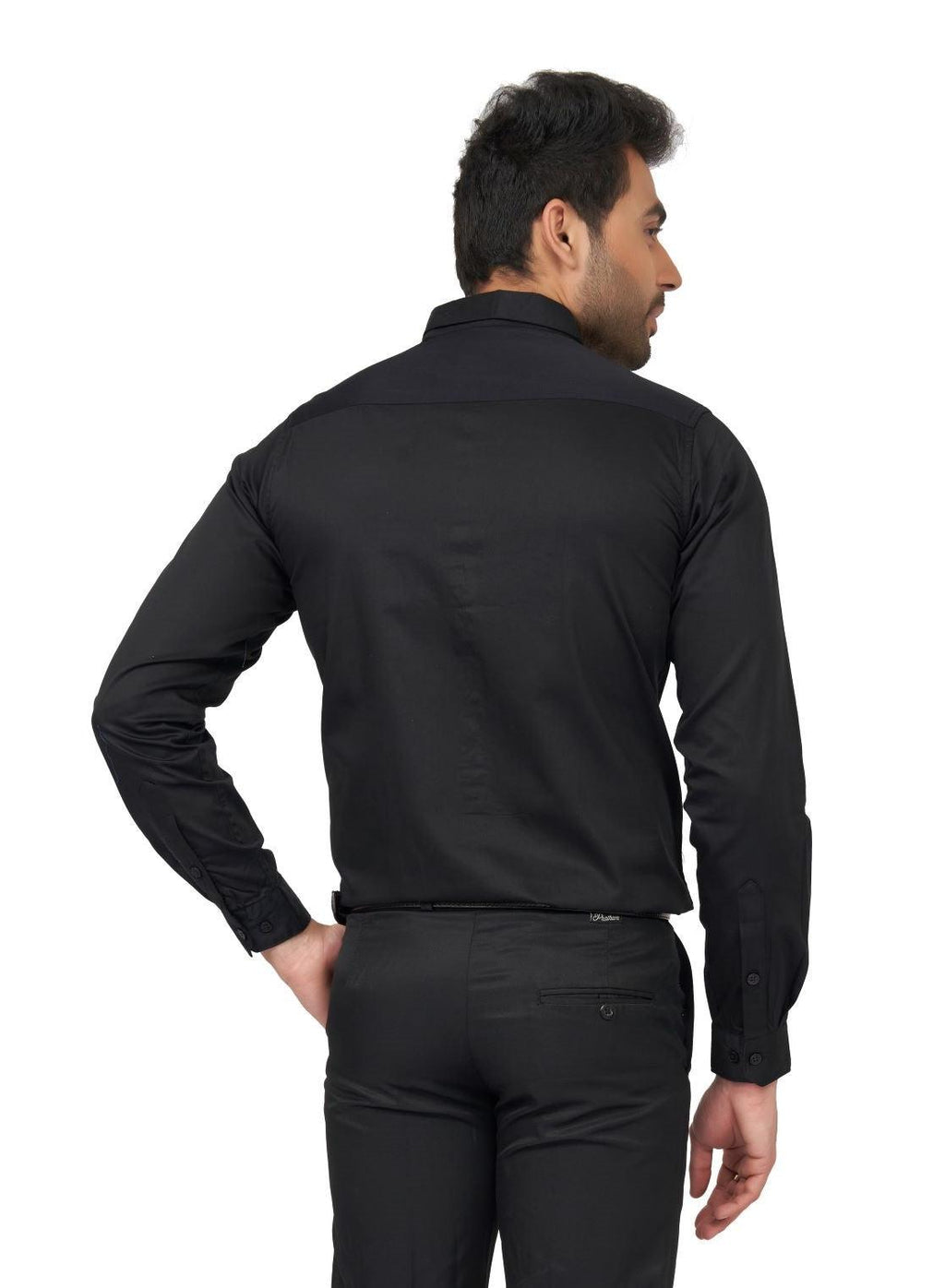 latest Men Slim Fit Cotton Satin Formal Shirt