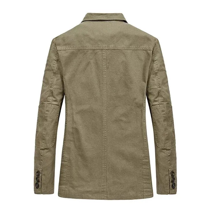 Men's 100% Cotton Slim Fit Blazer Jacket