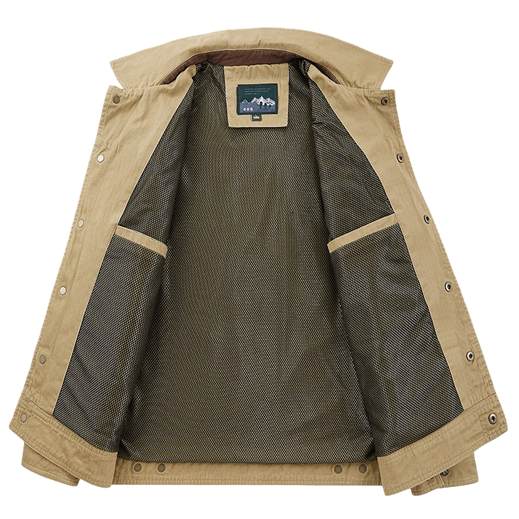 Men's Outdoor Casual Military Multi Pocket Jacket