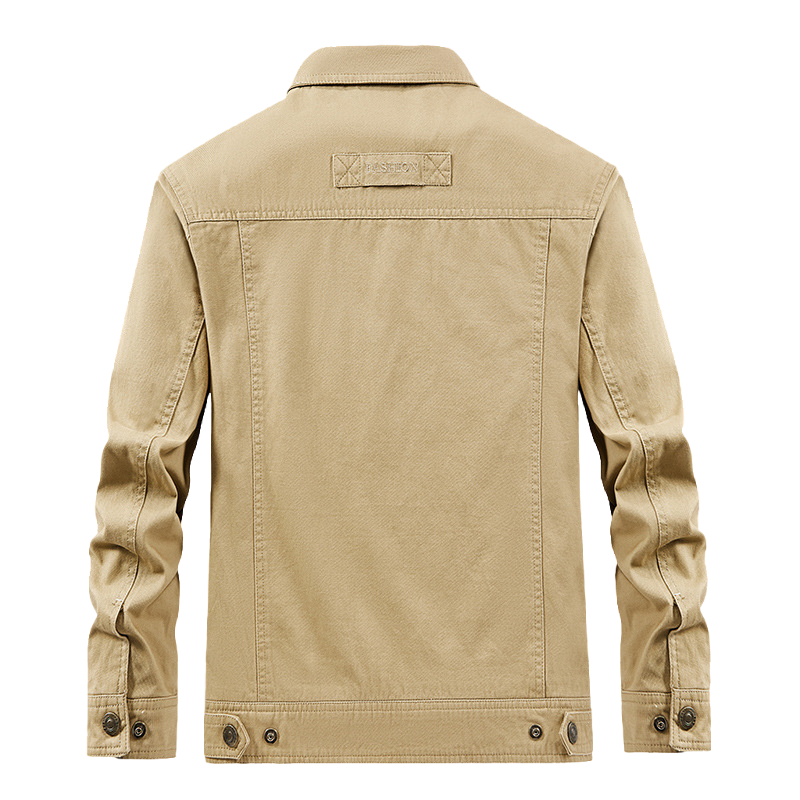 Men's Outdoor Casual Military Multi Pocket Jacket