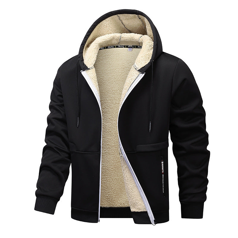 Men's Winter Warm Thicken Inner Fleece Hoodie